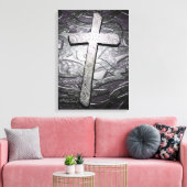 Christliche Cross Art Leinwanddruck (Insitu (Wohnzimmer))