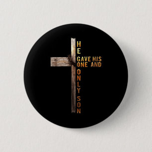 Christliche Cross Bible John 3_16 Reflektion 0l3q4 Button