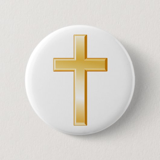 Christliche Cross Button (Vorderseite)