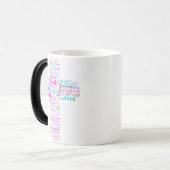 Christliche Cross Cloud Art Tasse (Vorderseite Links)