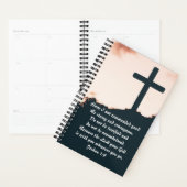 Christliche Cross Custom Bible Verse Joshua 1:9 Planer (Anzeige)