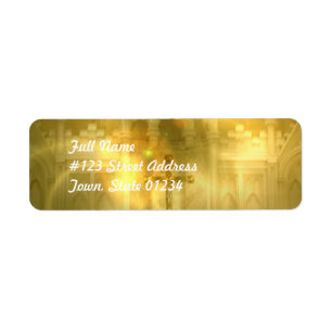 Christliche Cross-Mailing-Labels