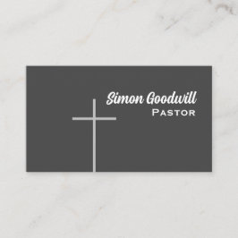 Christliche Cross Pastor Business Cards Visitenkarte