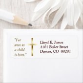 Christliche Cross-Rücksendeadresse (Insitu)