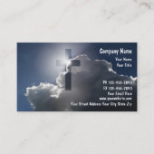 Christliche Cross Theme Business Cards Visitenkarte (Vorderseite)