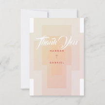 Christliche Cross Wedding Vielen Dank