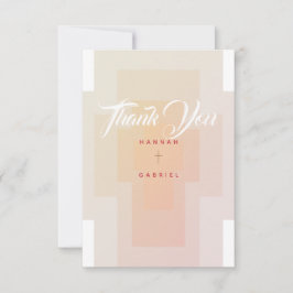 Christliche Cross Wedding Vielen Dank Dankeskarte