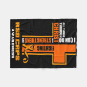 Christliche Crps-Krieger kämpfen Rsd Crps Bewussts Fleecedecke (Vorderseite (Horizontal))