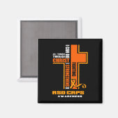 Christliche Crps-Krieger kämpfen Rsd Crps Bewussts Magnet (Vorderseite/Rückseite)