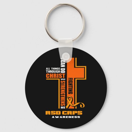 Christliche Crps-Krieger kämpfen Rsd Crps Bewussts Schlüsselanhänger (Vorderseite)