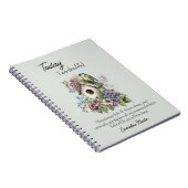 Christliche Danksagbibel Verse Birdhouse Notizblock (Rechte Seite)