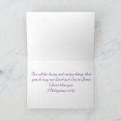 Christliche Danksagkarte Dankeskarte (Innenseite)