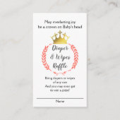 Christliche DIAPER WIPES RAFFLE-Umschließkarte Begleitkarte (Vorderseite)