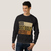 Christliche Disk Golf Player Sprichwort I God. Dis Sweatshirt (Vorne ganz)