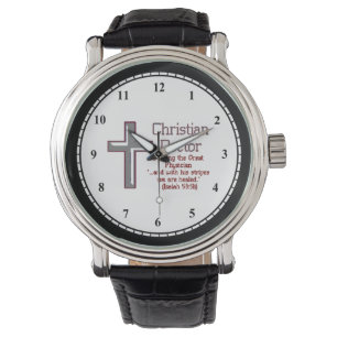 Christliche Doctor-Streifen Armbanduhr