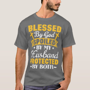 Christliche Ehefrau Jesus gesegnet von Gott verwöh T-Shirt
