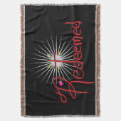 Christliche "eingelöste" Querverbindung schwarz Decke (Vorderseite Vertikal)