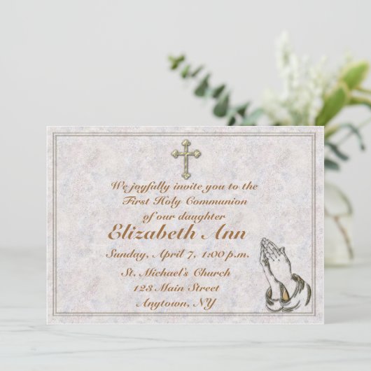 Christliche Einladung (Stehend Vorderseite)