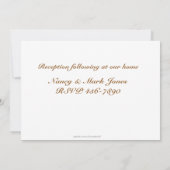 Christliche Einladung (Rückseite)