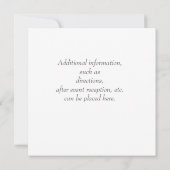 Christliche Einladung von Periwinkle (Rückseite)