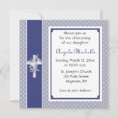 Christliche Einladung von Periwinkle (Vorderseite)