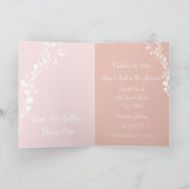 Christliche Einladung zum Zweiten Hochzeitsfeiern (Innenseite)