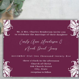 Christliche Einladung zur Hochzeit