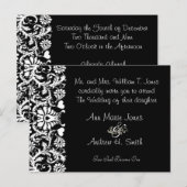 Christliche Einladung zur Hochzeit Elegantes Schwa (Vorne/Hinten)