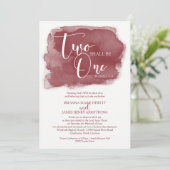 Christliche Einladung zur Hochzeit - Wasserfarbe M (Stehend Vorderseite)