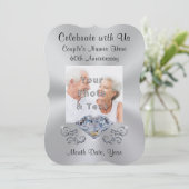 Christliche Einladungen zum 60. Hochzeitstag (Stehend Vorderseite)