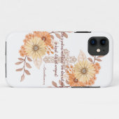 Christliche Eleganz im Fall Pastel Blessings Case-Mate iPhone Hülle (Rückseite (Horizontal))