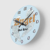 Christliche Engel Flügel Uhr (Winkel)