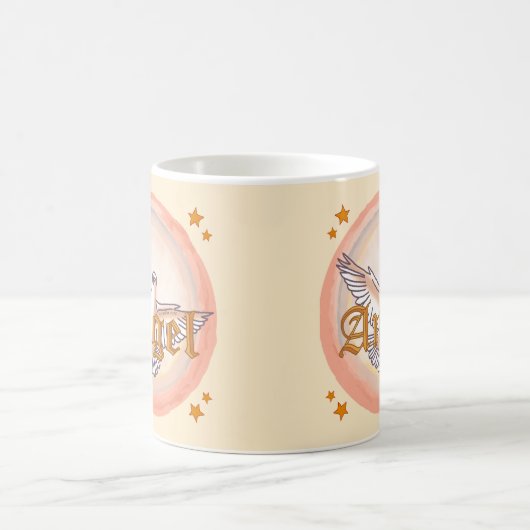 Christliche Engeltaube Kaffeetasse (Mittel)