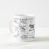 Christliche Erinnerungen Kaffeetasse (Vorderseite Links)
