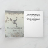 Christliche Ermutigung bleibt Grußkarte Karte (Innenseite)