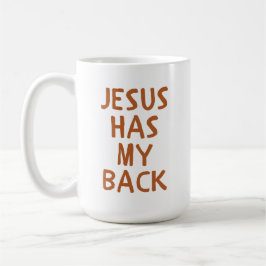 Christliche Ermutigung in brauner Schrift - Inspir Kaffeetasse