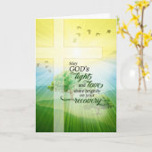 Christliche Ermutigung zur Wiedereinziehung von Ra Karte (Gelbe Blume)