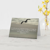 Christliche Ermutigungskarte Bibelverse Karte (Gelbe Blume)