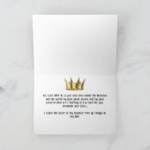 Christliche Ermutigungskarte Karte (Innenseite)