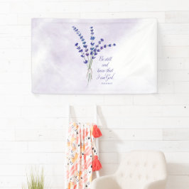 Christliche Ermutigungslavene mit der Schrift Banner