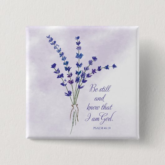 Christliche Ermutigungslavene mit der Schrift Button (Vorderseite)