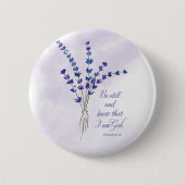 Christliche Ermutigungslavene mit der Schrift Button (Vorderseite)