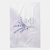 Christliche Ermutigungslavene mit der Schrift Geschirrtuch (Vertikal)