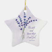 Christliche Ermutigungslavene mit der Schrift Keramik Ornament (Vorne)