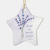 Christliche Ermutigungslavene mit der Schrift Keramik Ornament (Links)