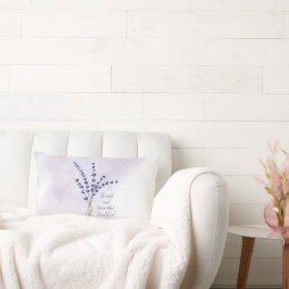 Christliche Ermutigungslavene mit der Schrift Lendenkissen