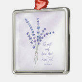 Christliche Ermutigungslavene mit der Schrift Ornament Aus Metall (Links)