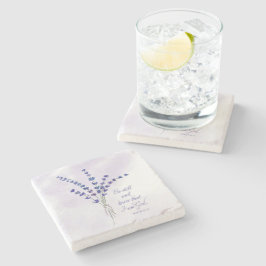 Christliche Ermutigungslavene mit der Schrift Steinuntersetzer