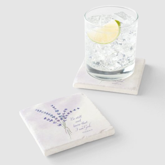 Christliche Ermutigungslavene mit der Schrift Steinuntersetzer (Seitenansicht)