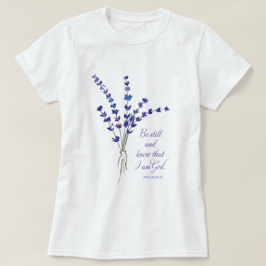 Christliche Ermutigungslavene mit der Schrift T-Shirt (Design vorne)